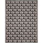 All-Seeing Eye Woven Cotton Blanket in Black and Beige