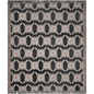 Modern Black and White Daisy Woven Cotton Throw Blankets - Taylor Bassam