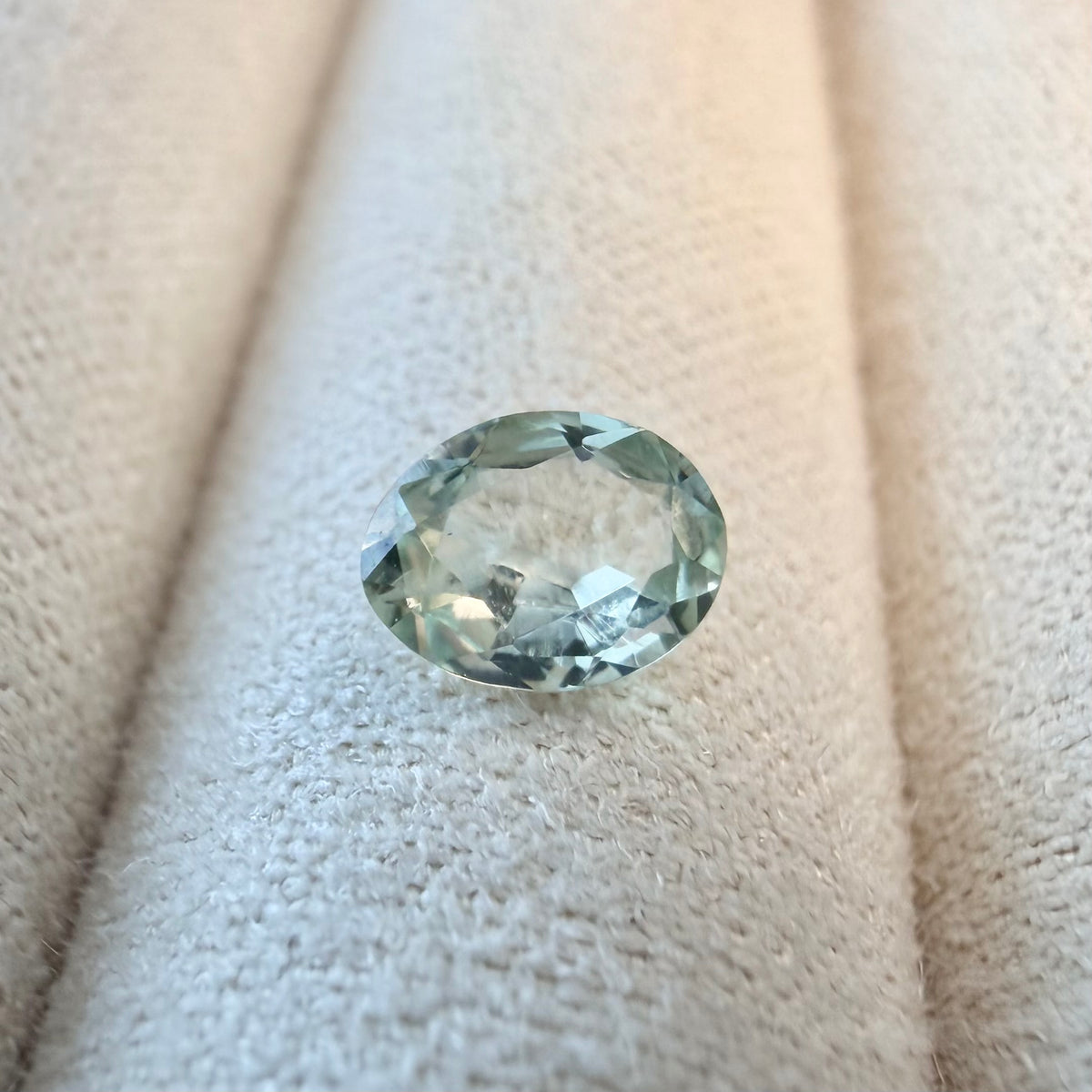 0.95 Ct Unheated Montana Sapphire | Natural Blue Green Teal Sapphire | Oval Faceted Loose Gemstone | Personally Mined in Montana