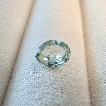 0.95 Ct Unheated Montana Sapphire | Natural Blue Green Teal Sapphire | Oval Faceted Loose Gemstone | Personally Mined in Montana