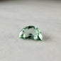 Unheated Montana Sapphire 0.45 ct Green Half Moon Gemstone | Custom Cut Collector Stone