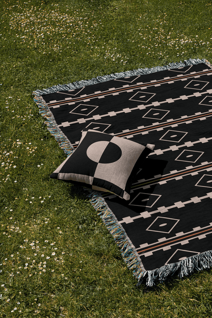 Diamond Stripes Cotton Blanket