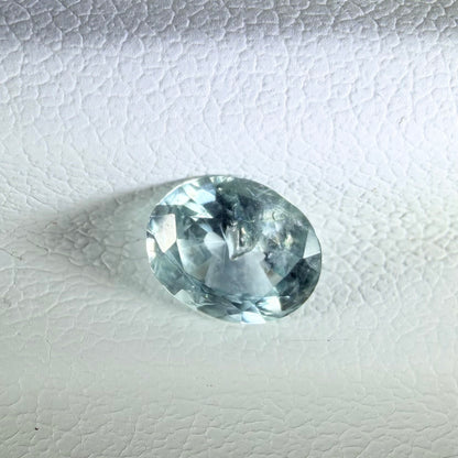 0.95 Ct Unheated Montana Sapphire | Natural Blue Green Teal Sapphire | Oval Faceted Loose Gemstone | Personally Mined in Montana