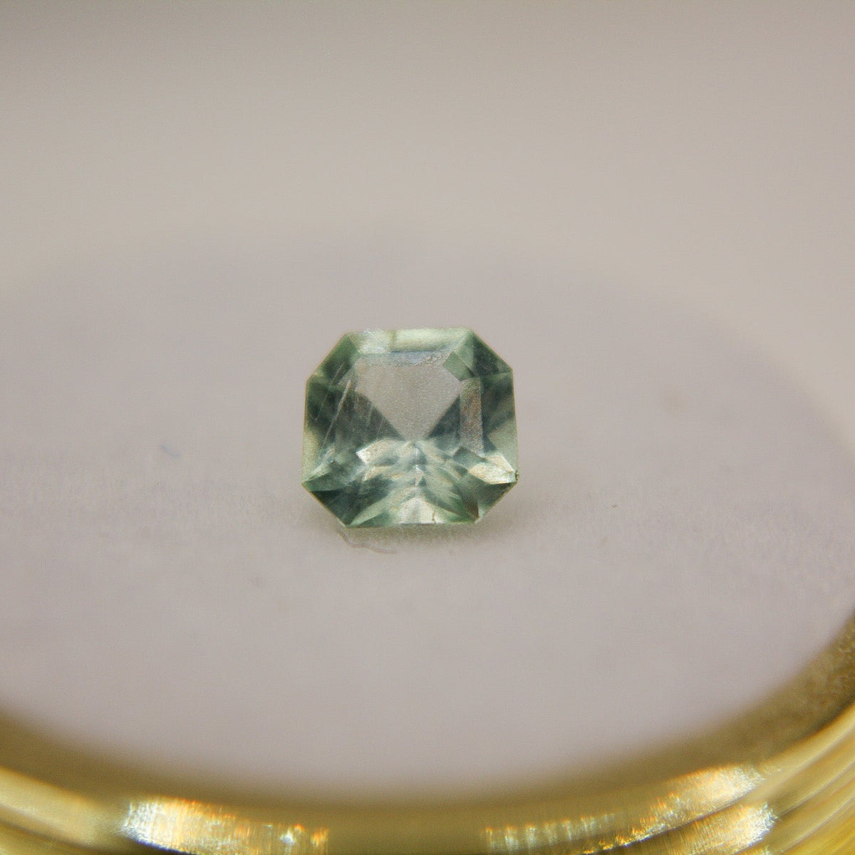 0.65 Ct Natural Montana Sapphire | Hand Mined Asscher Cut Blue Green Loose Gemstone | Montana Teal Sapphire | September Birthstone