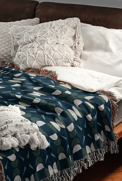 Geometric Bliss Throw Blanket