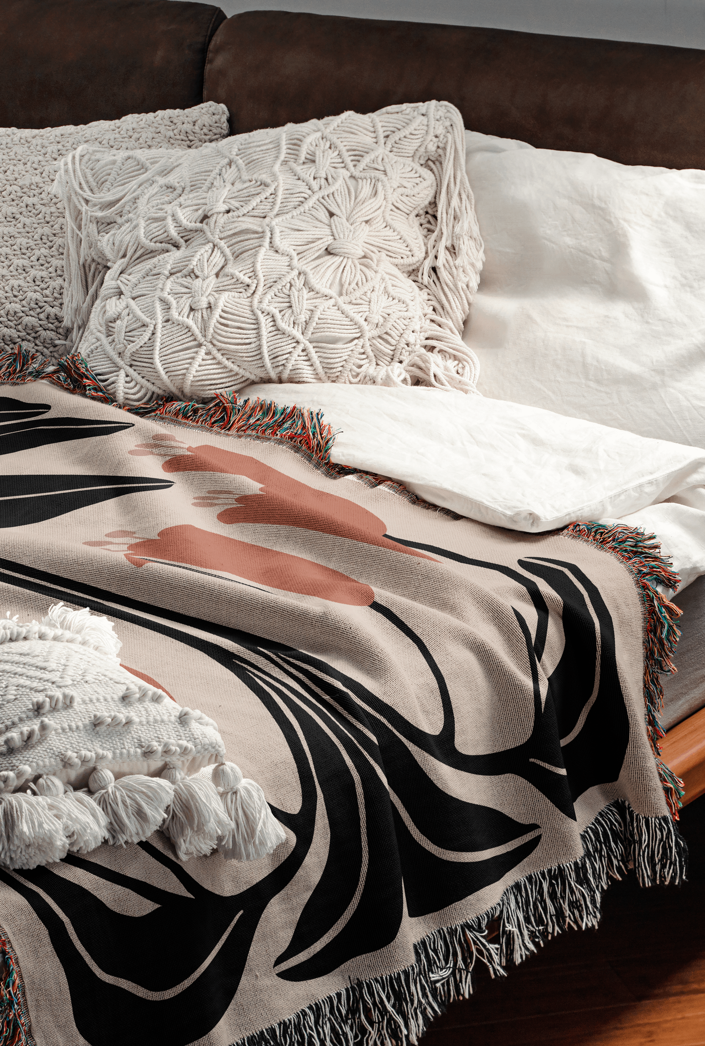 Blooming Bells Woven Throw Blanket
