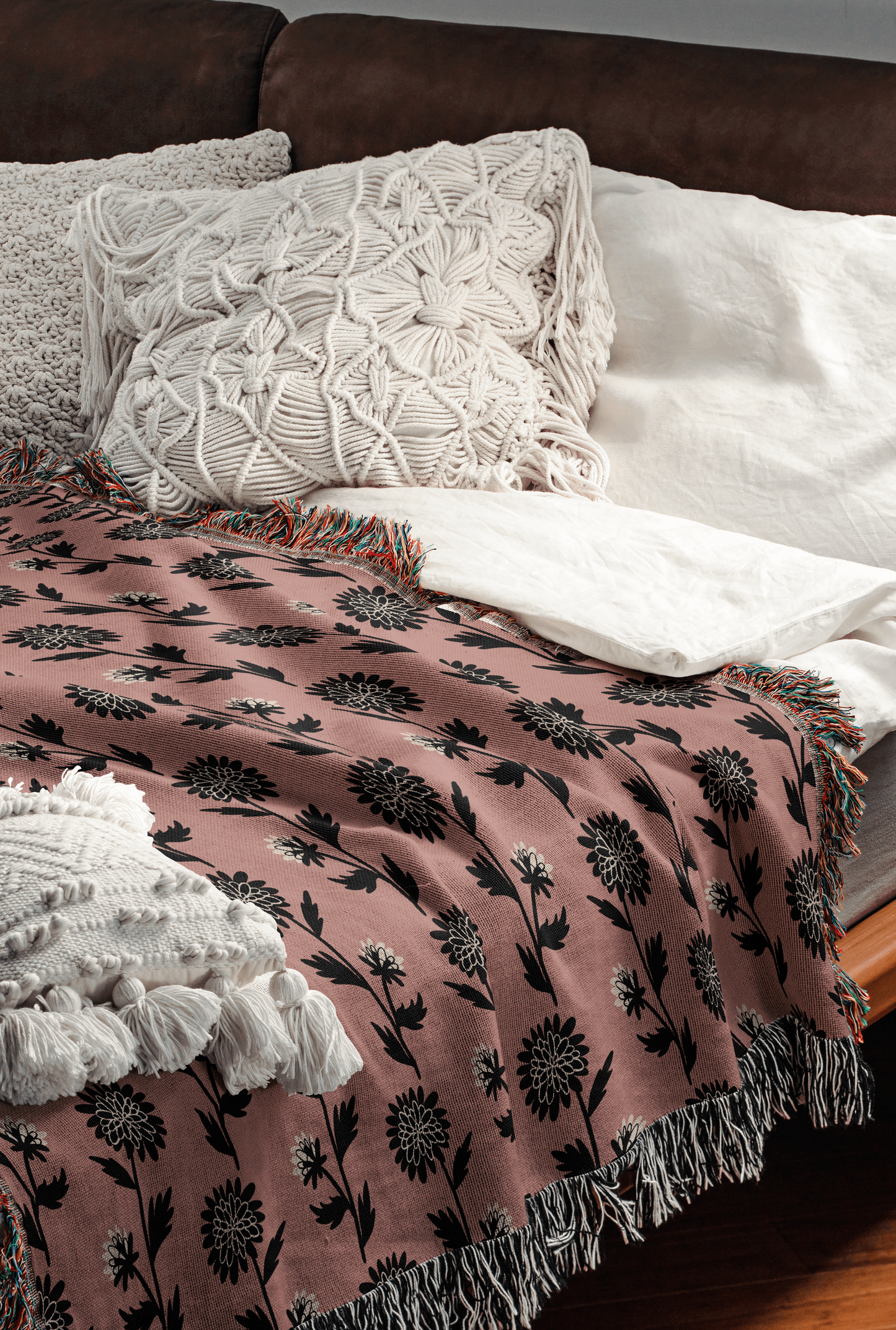 Wildflower Bliss Woven Throw Blanket