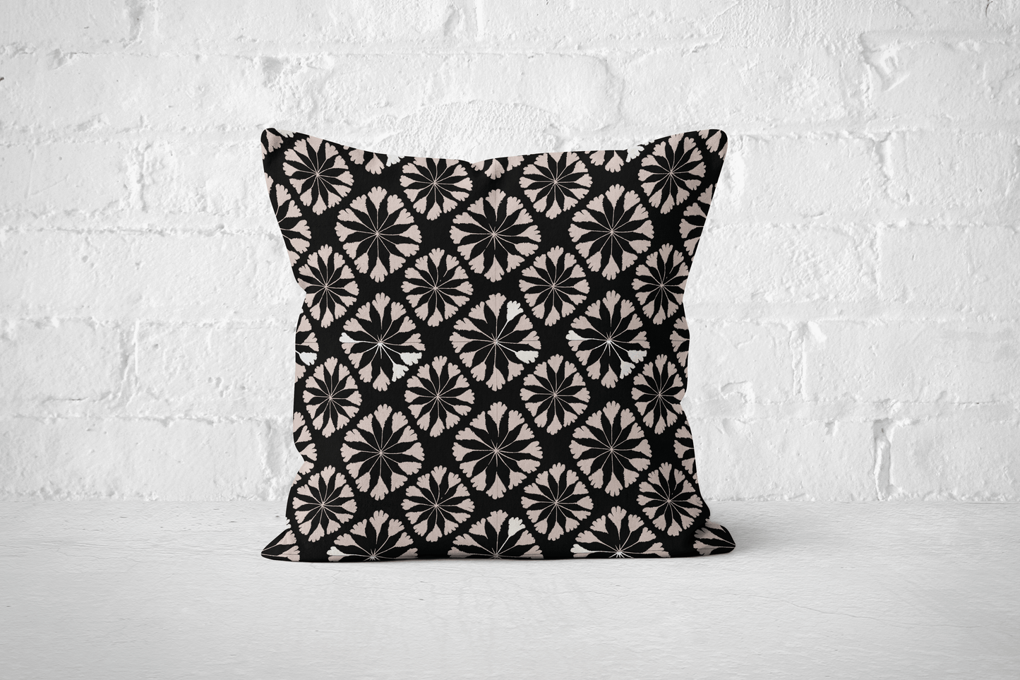 Bohemian Chic Floral Pillow