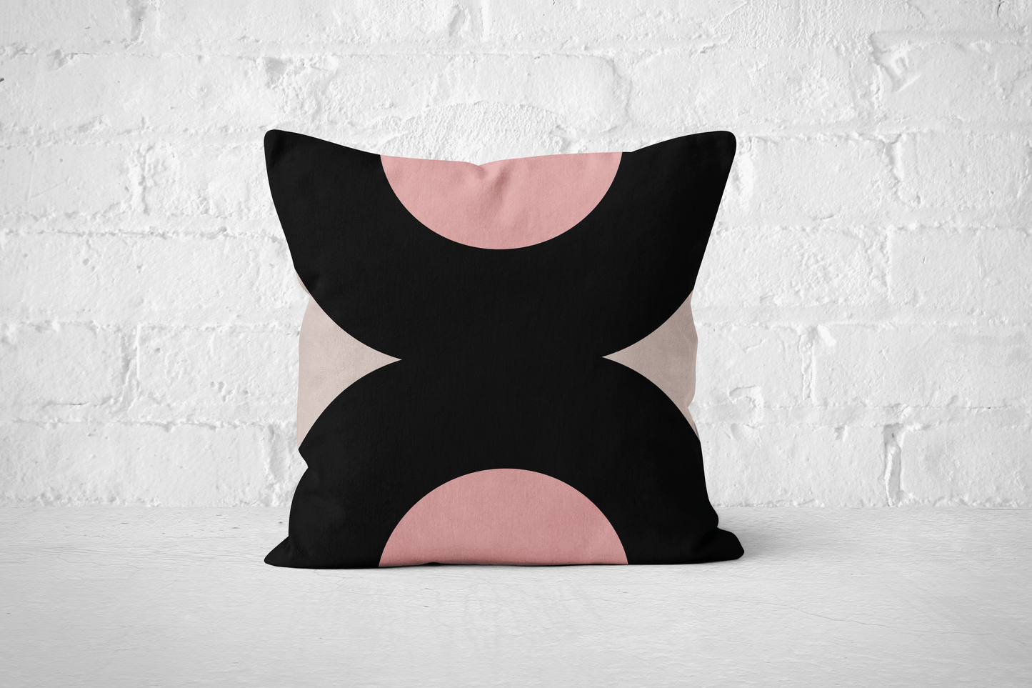 Minimalist Modern Contrast Woven Pillow