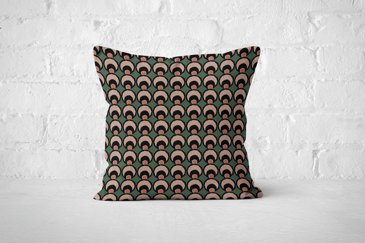 Art Deco Circles Pillow