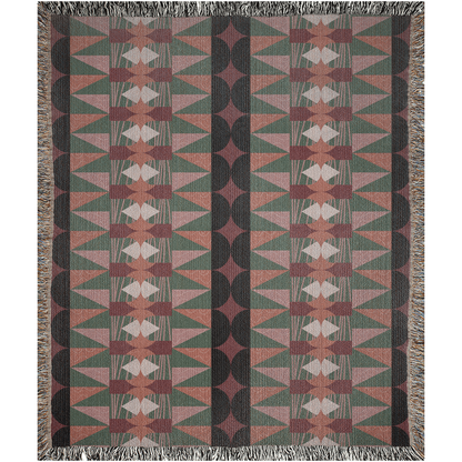 Southwestern Revival Woven Throw