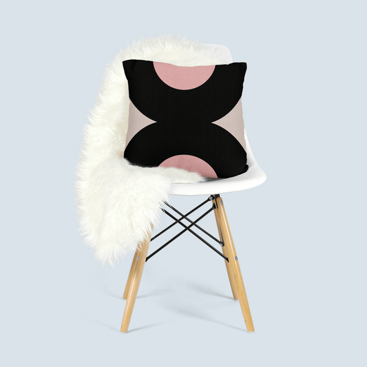 Minimalist Modern Contrast Woven Pillow