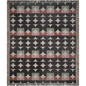 Modern Circles and Squares Geometric Cotton Blanket