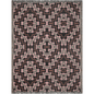 Psychedelic Pink and Black Cotton Woven Throw Blanket