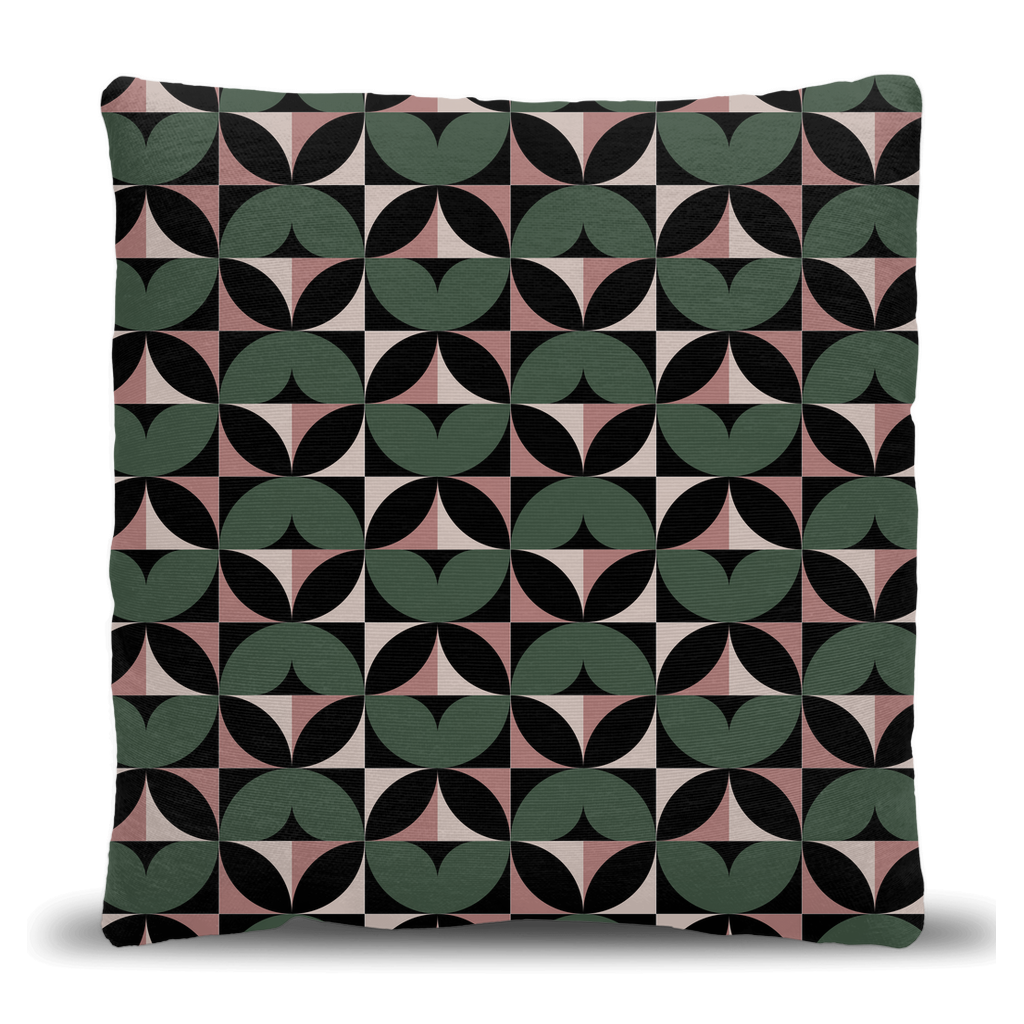 Geo Bloom Throw Pillow