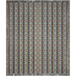 Vintage-Inspired Geometric Striped Woven Throw Blanket