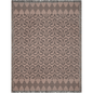Batik Elegance: Beige and Black Woven Blanket