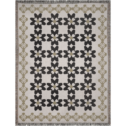 Vintage Bloom Woven Throw