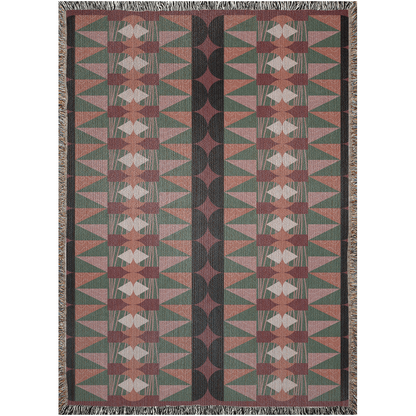 Southwestern Revival Woven Throw