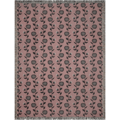 Wildflower Bliss Woven Throw Blanket