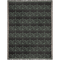 Green and Black Matisse Style Floral Woven Cotton Throw Blankets - Taylor Bassam