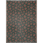 Dark Wildflower Meadow Woven Throw Blanket