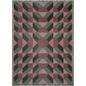 1970s Geometric Harmony Woven Throw Blanket