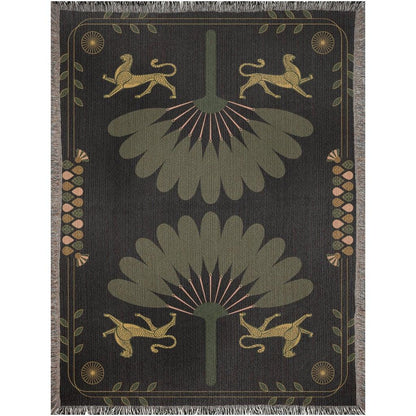 XL Art Deco Woven Blanket