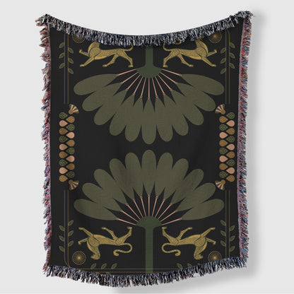XL Art Deco Woven Blanket