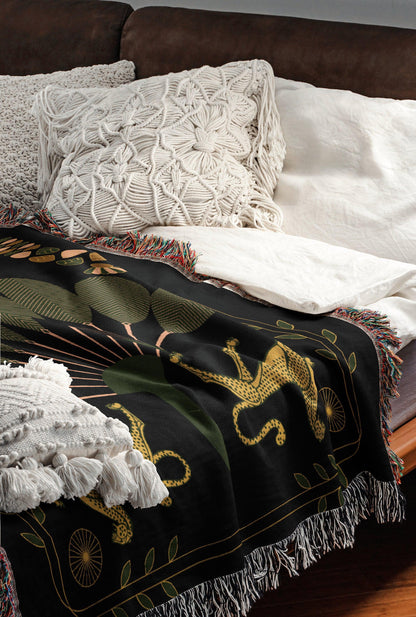 XL Art Deco Woven Blanket