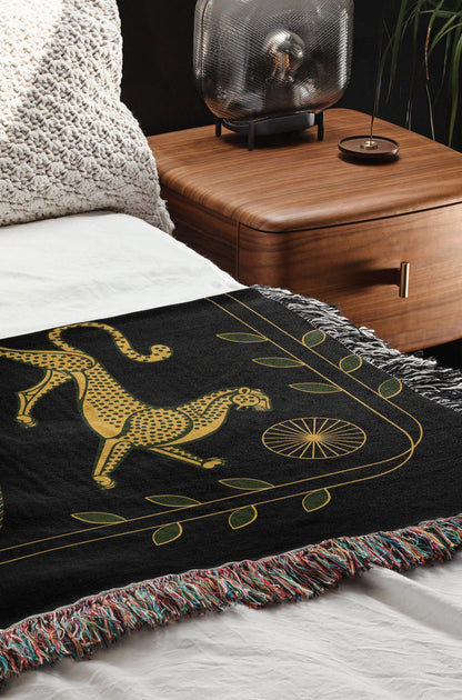 XL Art Deco Woven Blanket