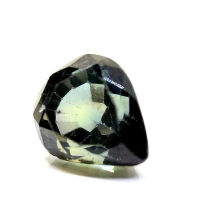 Natural Teal Green Sapphire Gemstone | Pear Cut 1.01 Ct Unheated Certified Loose Sapphire