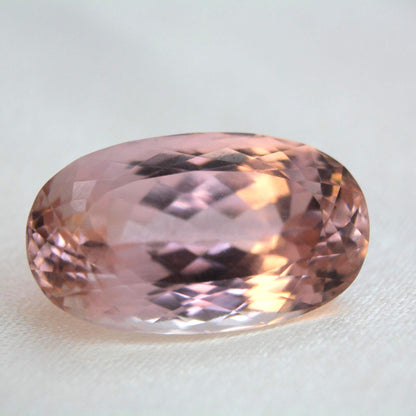 Natural Kunzite Gemstone | 23 Ct Oval Cut Blush Pink Spodumene for Jewelry