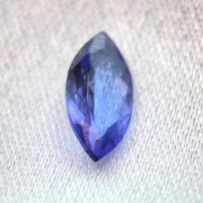 Natural Tanzanite 0.96 Ct Marquise Cut Gemstone | Intense Purplish Blue Zoisite | Certified Loose Gem