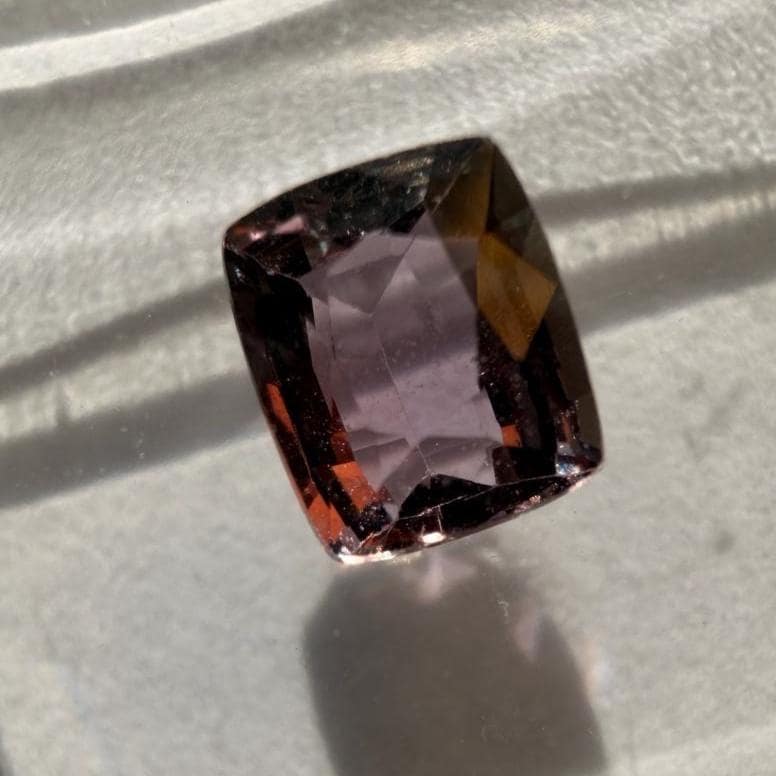 Natural Unheated Purple Sapphire 0.72 Ct Cushion Cut | Sealed in Certification Package