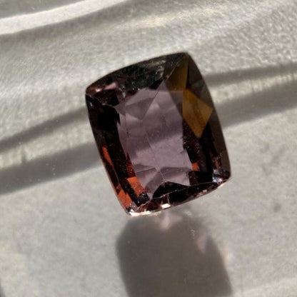 Natural Unheated Purple Sapphire 0.72 Ct Cushion Cut | Sealed in Certification Package