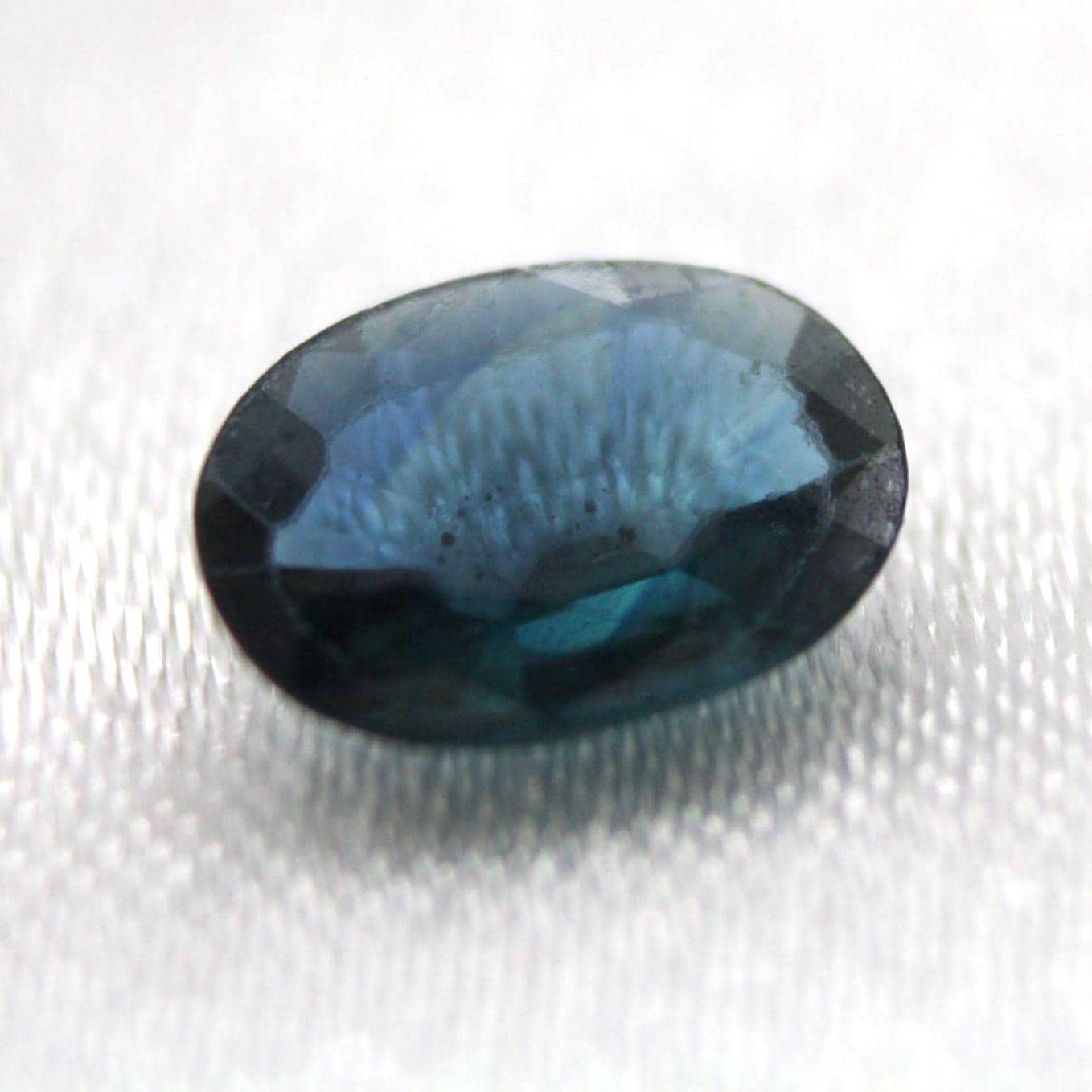 Natural Oval Blue Sapphire 0.99 Ct Certified Gemstone (IGE)