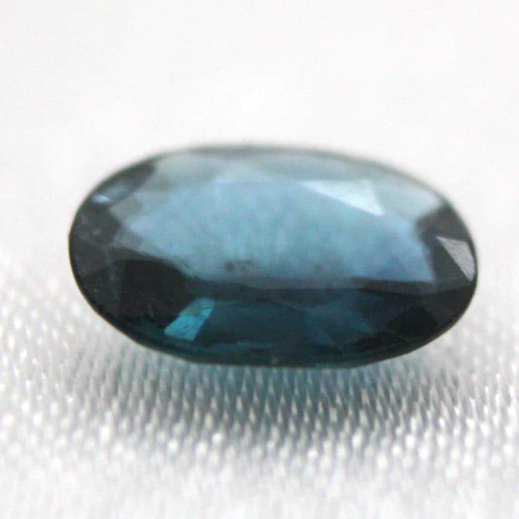 Natural Oval Blue Sapphire 0.99 Ct Certified Gemstone (IGE)