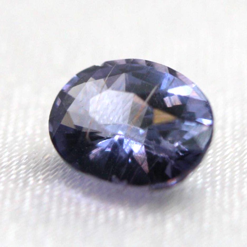 2.06 ct Natural Violet Spinel Gemstone | Oval Cut, Unheated, Certified Collector Gem