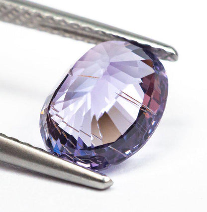 2.06 ct Natural Violet Spinel Gemstone | Oval Cut, Unheated, Certified Collector Gem