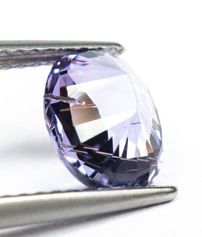 2.06 ct Natural Violet Spinel Gemstone | Oval Cut, Unheated, Certified Collector Gem