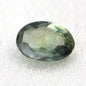 Natural Green Sapphire Oval Gemstone | Unheated Teal Corundum (1.03 Ct, IGI Certified)