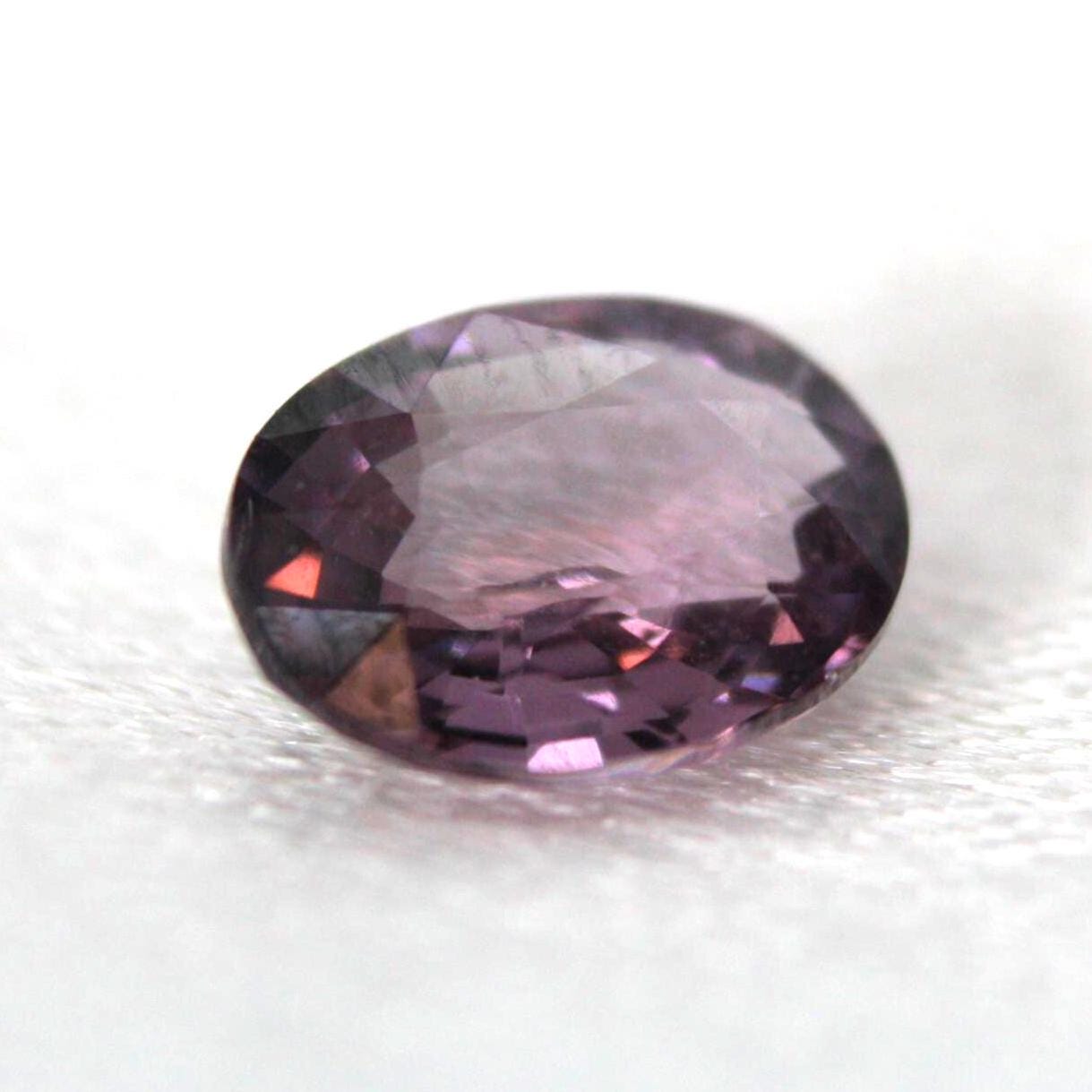 Natural Oval Purple Spinel Gemstone | 1.26 Ct Certified Unheated Pinkish Purple