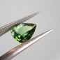 Natural Pear Cut Green Sapphire Gemstone | 0.90 Ct Teal Corundum (IGI Certified)
