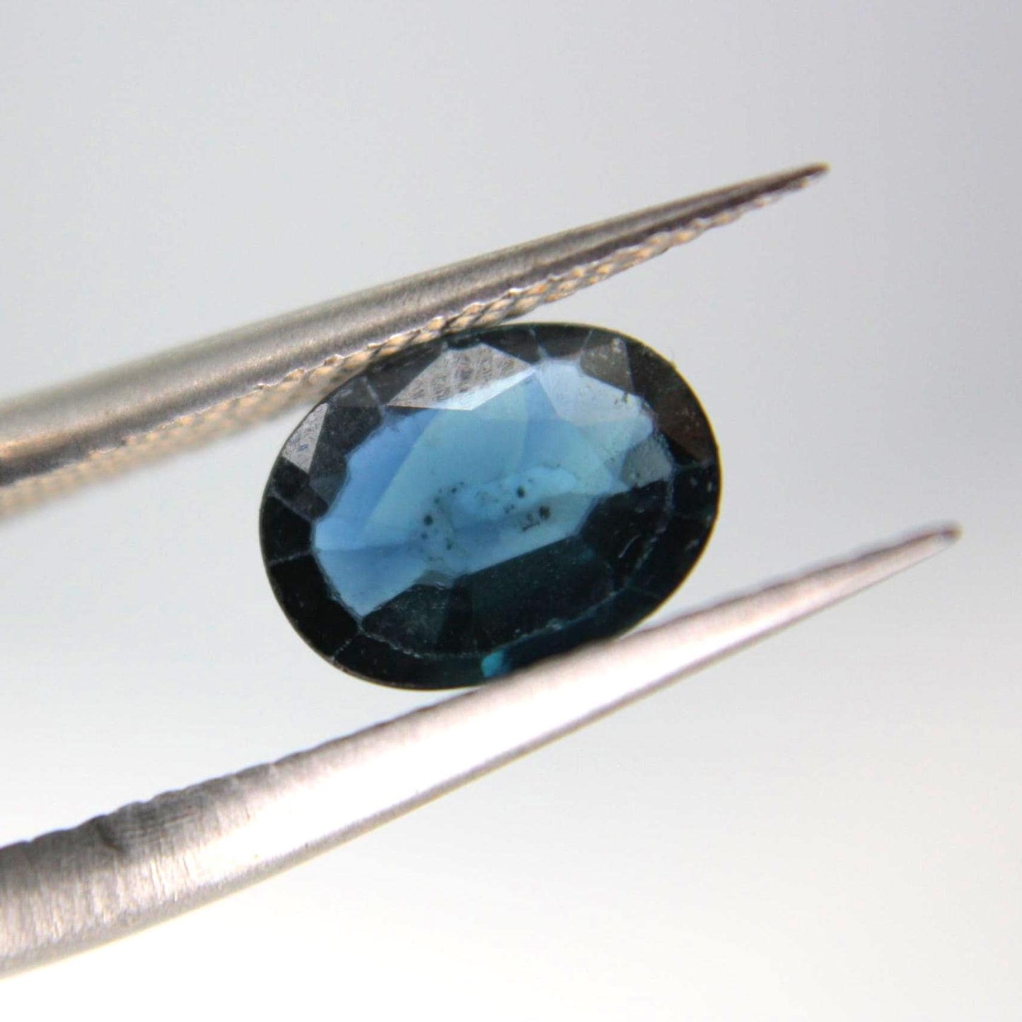 Natural Oval Blue Sapphire 0.99 Ct Certified Gemstone (IGE)