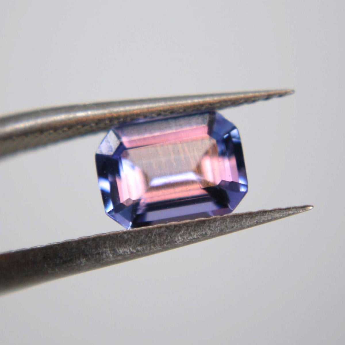 Natural Tanzanite Gemstone | 1.26 Ct Emerald Cut Blue Violet (IGI Certified)