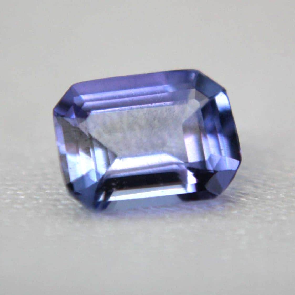 Natural Tanzanite Gemstone | 1.26 Ct Emerald Cut Blue Violet (IGI Certified)