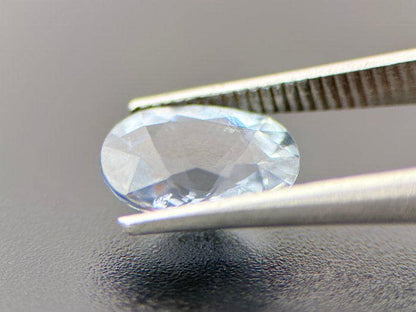Natural Blue Tourmaline Oval Gemstone | Certified Ice Blue for Jewelry