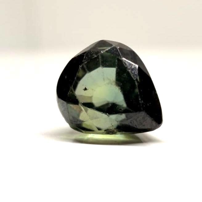 Natural Teal Green Sapphire Gemstone | Pear Cut 1.01 Ct Unheated Certified Loose Sapphire