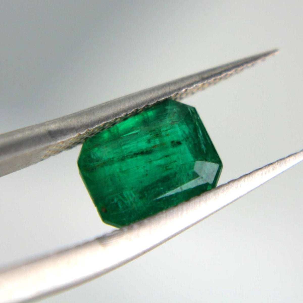 Certified Natural Emerald Gemstone | 1.41 Ct Octagon Cut Green Beryl (May Birthstone)